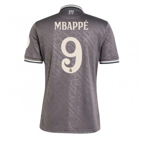 Fotbalové Dres Real Madrid Kylian Mbappe #9 Alternativní 2024-25 Krátký Rukáv